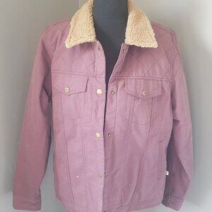 Toad and Co Kenai Ladies Sherpa Jacket Huckleberry size large